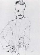 Egon Schiele Portrait of eduard kosmack oil painting reproduction